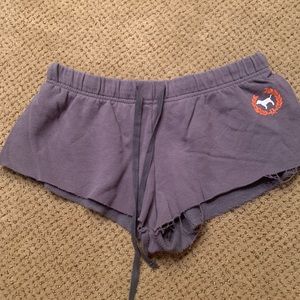 Pink Sweatpants Shorts